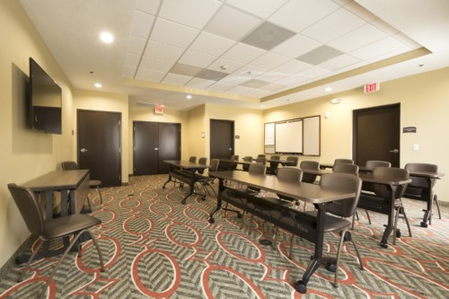 Flexible set up styles for any event from boardroom to U-shape | Suites at Staybridge Suites Orlando at SeaWorld